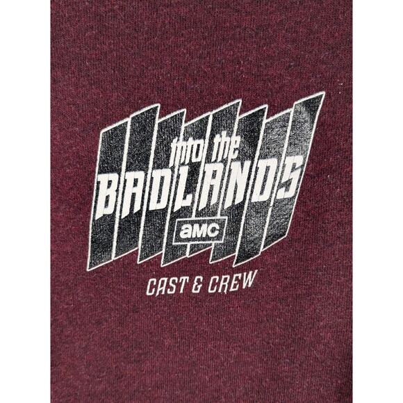 Into The Badlands Series Hoodie Jacket Adult Medium Maroon Cast And Crew AMC - Picture 3 of 11